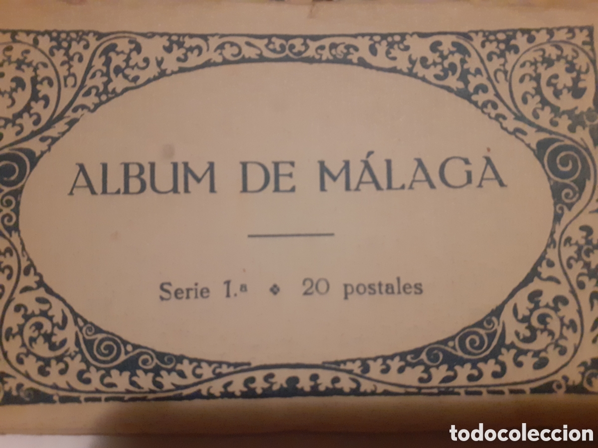 Postales: DIFICILISIMO BLOCK POSTAL MALAGA 1 SERIE. 20 POSTALES. COMPLETO