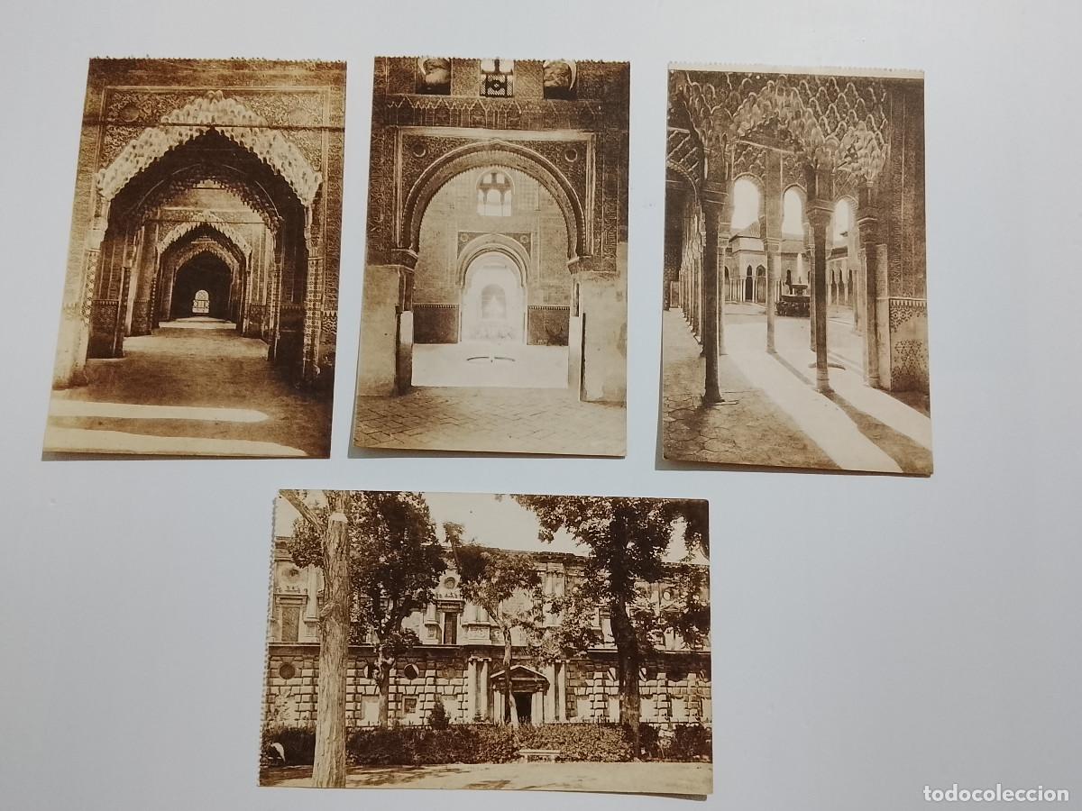 Postales: Lote de 4 postales de La Alhambra, Granada