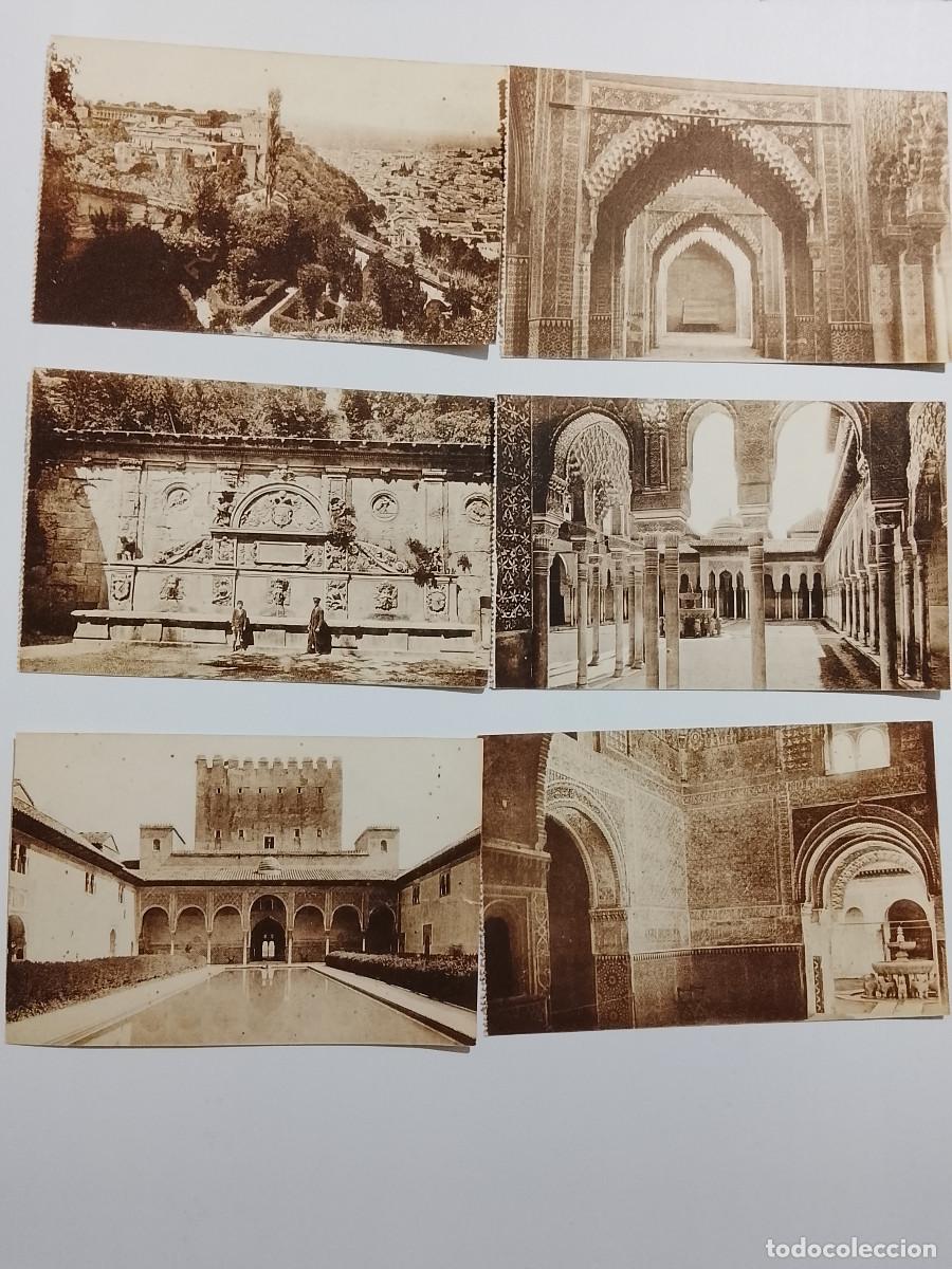 Postales: Lote de 6 postales de La Alhambra, Granada
