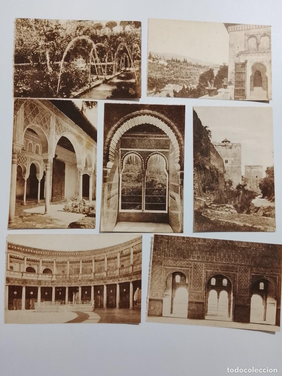 Postales: Lote de 7 postales de La Alhambra, Granada