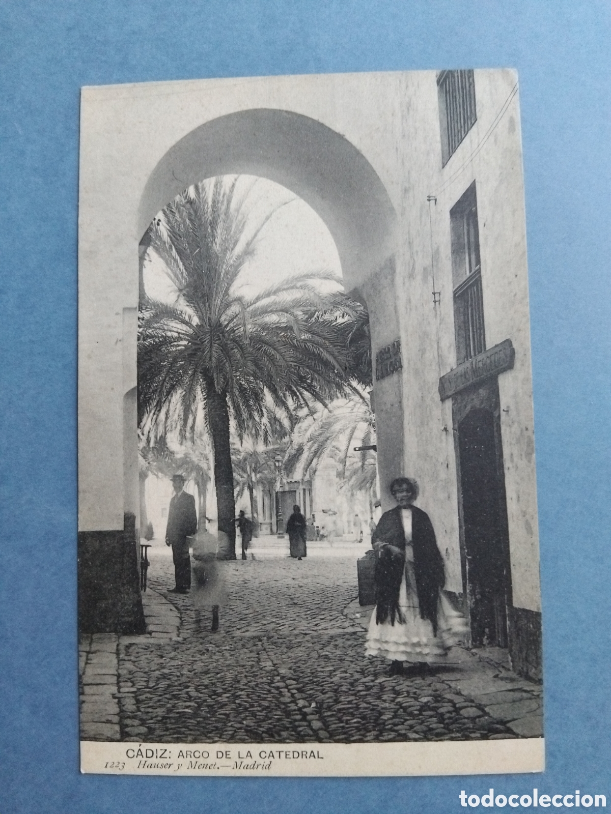 Postales: Postal C&aacute;diz, arco de la catedral - Foto 1