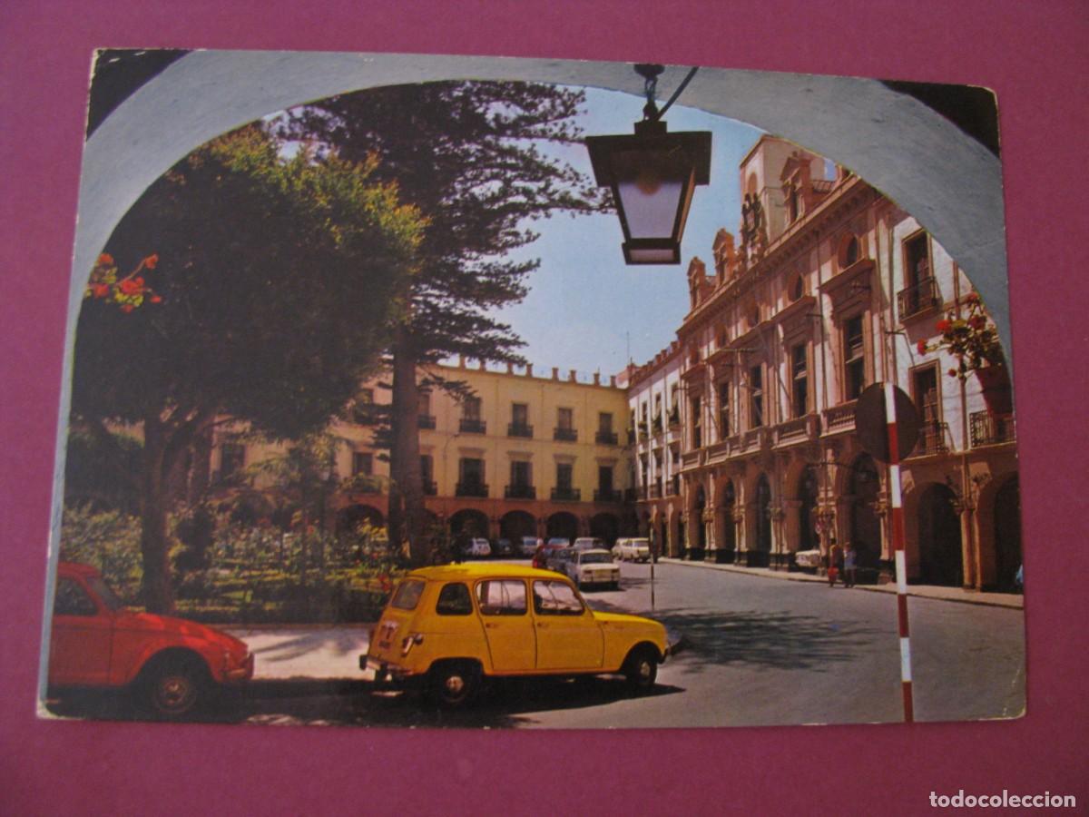 Postales: POSTAL DE ALMERIA. PLAZA VIEJA Y AYUNTAMIENTO. BEASCOA 7059. ESCRITA 1971