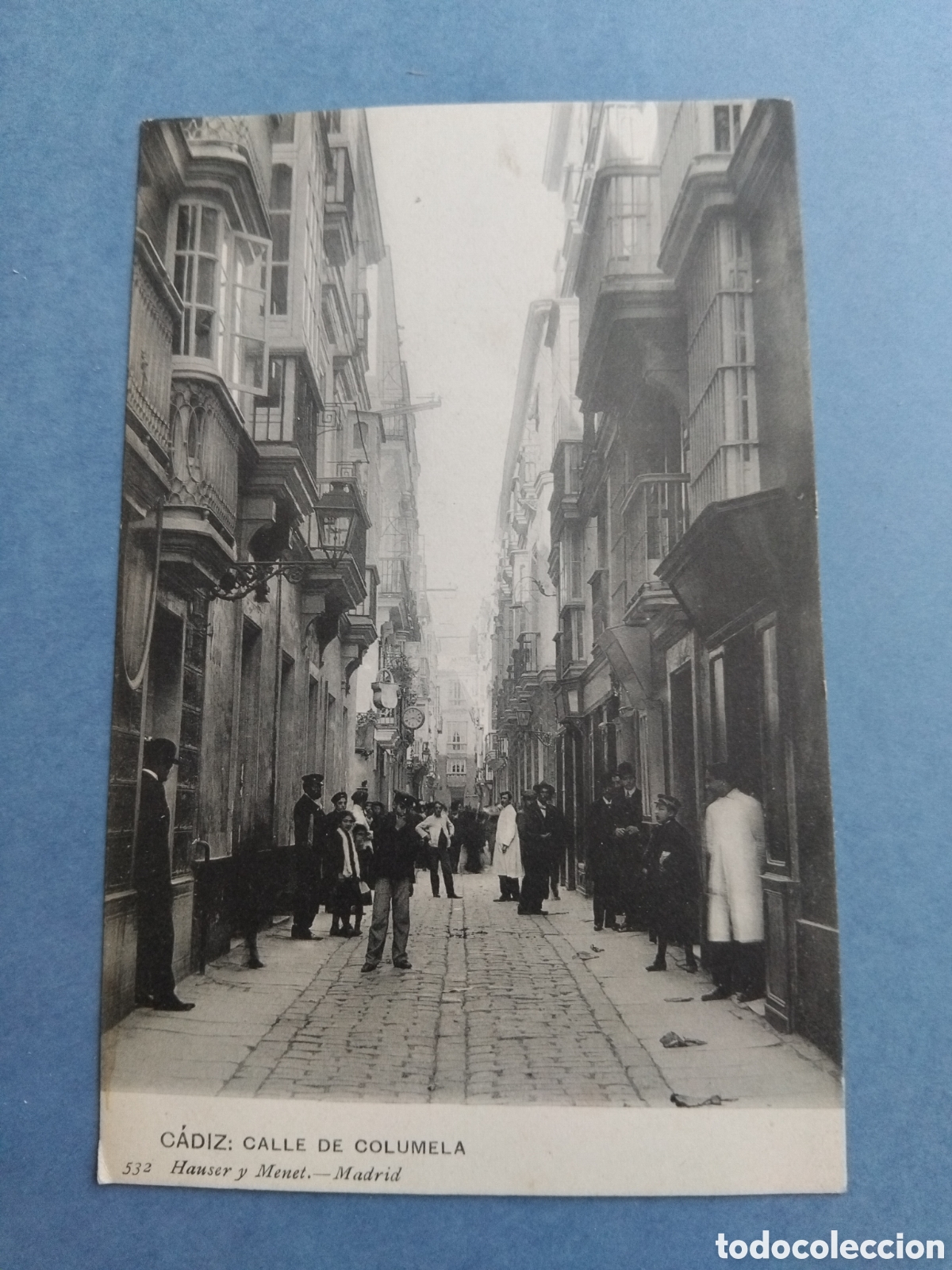 Postales: Postal C&aacute;diz, calle de Columela