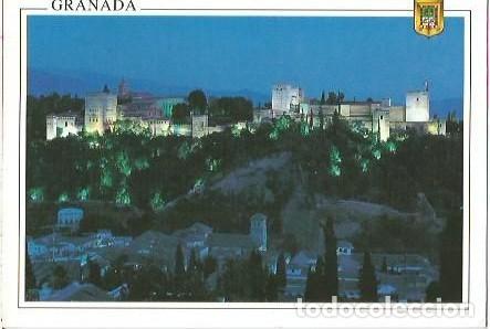 Postales: POSTAL A COLOR GRANADA LA ALHAMBRA DESDE SAN NICOLAS
