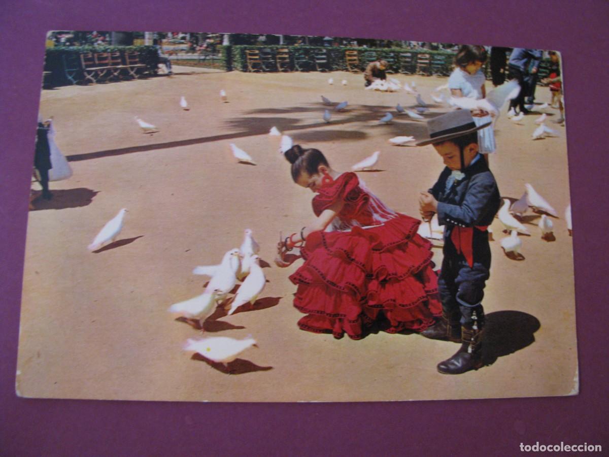 Postales: POSTAL DE SEVILLA. FERIA, ESCENA TIPICA. RO FOTO. ESCRITA