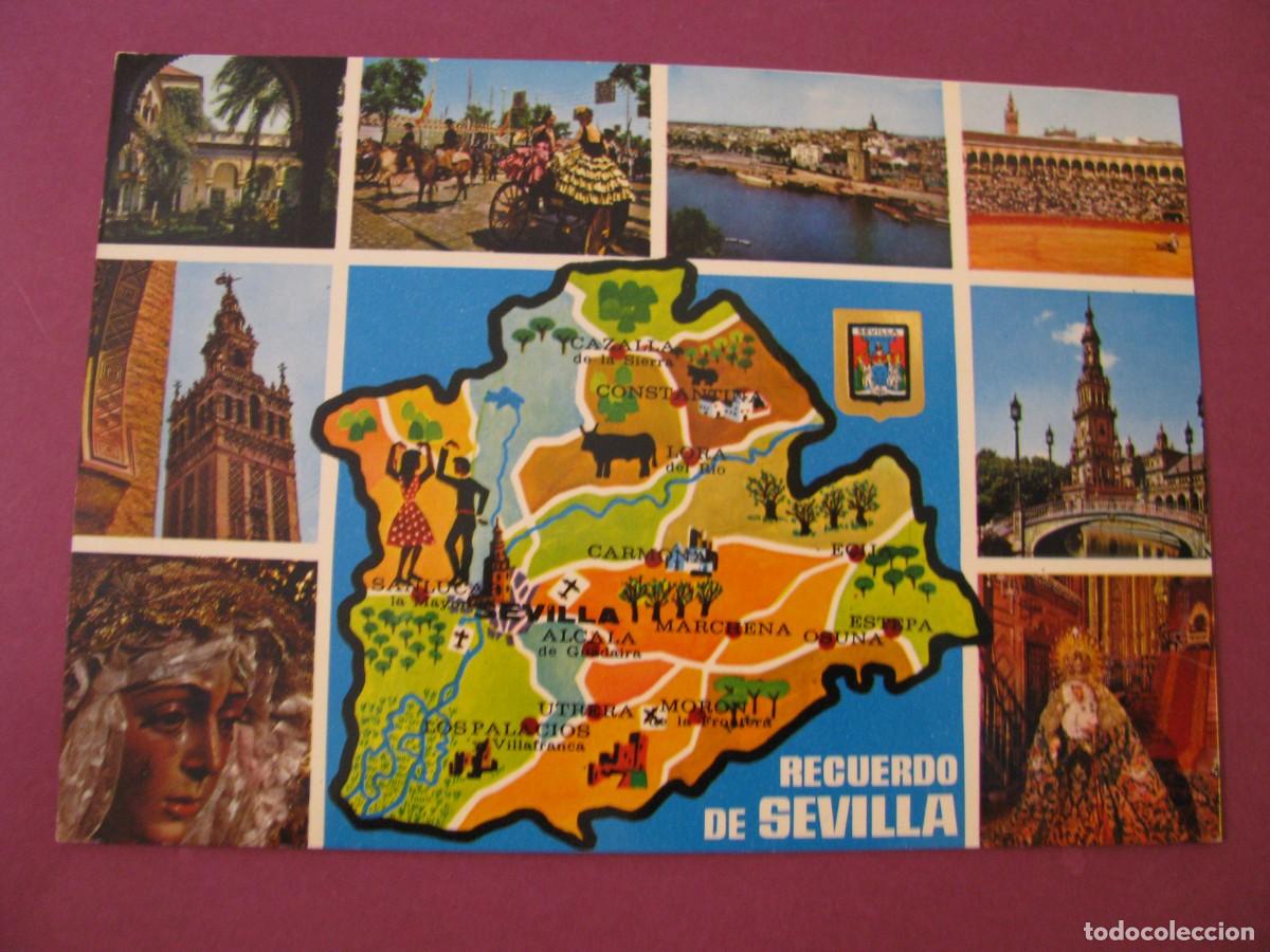 Postales: POSTAL DE SEVILLA. BELLOS ASPECTOS. DOMINGUEZ 222. ESCRITA