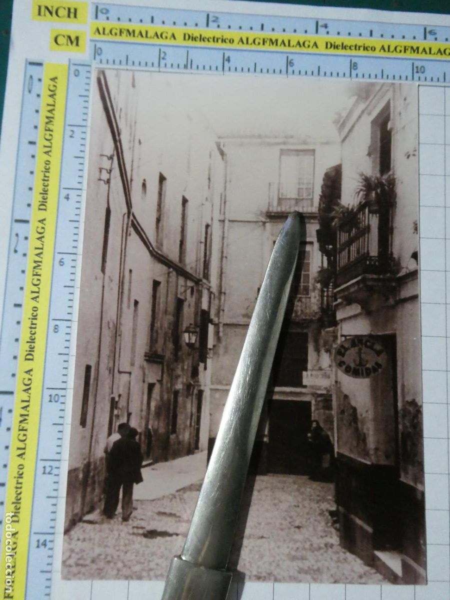 Postales: REPRODUCCI&Oacute;N ANTIGUA FOTO FOTOGRAF&Iacute;A M&Aacute;LAGA. CALLE ANCLA MURO DE ESPARTER&Iacute;A. 2753