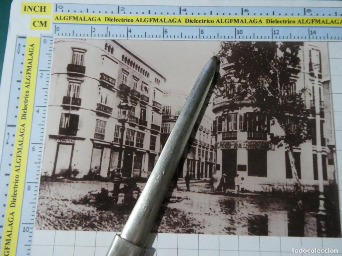 Postales: REPRODUCCI&Oacute;N ANTIGUA FOTO FOTOGRAF&Iacute;A M&Aacute;LAGA. CALLE MARQU&Eacute;S DE LARIOS RIADA DE 1907. 2762