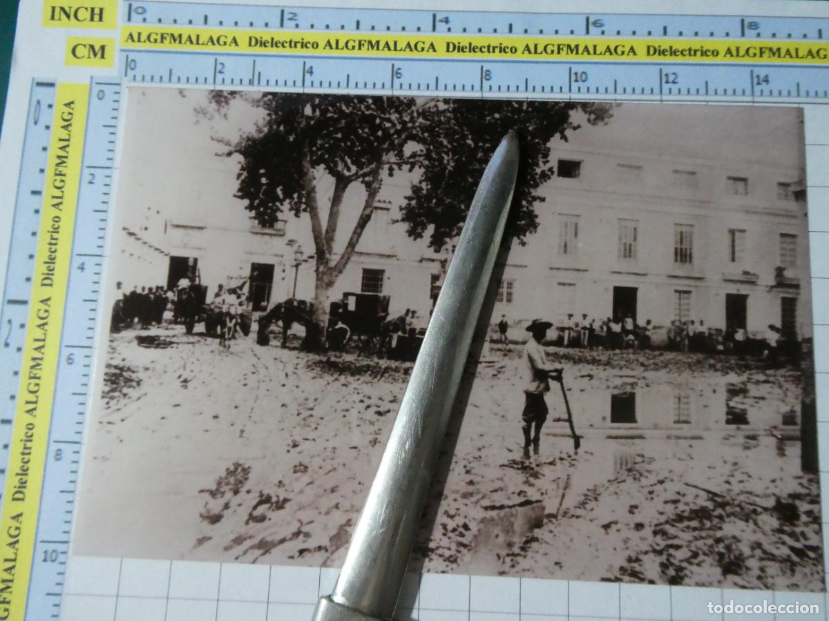 Postales: REPRODUCCI&Oacute;N ANTIGUA FOTO FOTOGRAF&Iacute;A M&Aacute;LAGA. PLAZA SAN FRANCISCO RIADA DE 1907. 2763