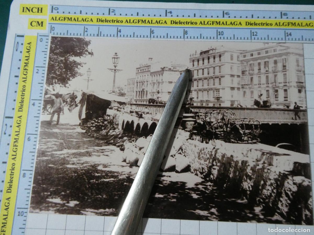 Postales: REPRODUCCI&Oacute;N ANTIGUA FOTO FOTOGRAF&Iacute;A M&Aacute;LAGA. VENTA DE CANASTOS CAUCE GUADALMEDINA. 2769