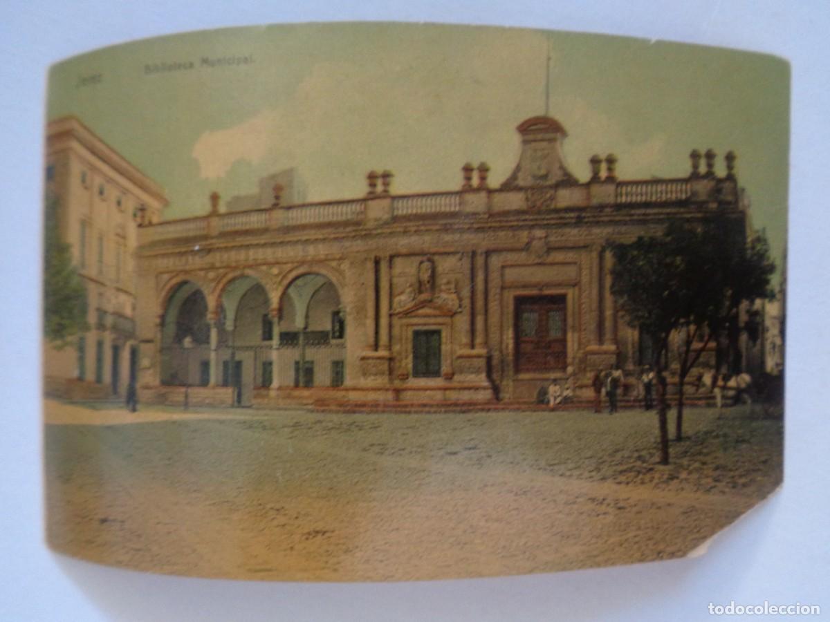 Postcards: POSTAL DE JEREZ DE LA FRONTERA ( CADIZ ): BIBLIOTECA MUNICIPAL . PRINCIPIOS DE SIGLO