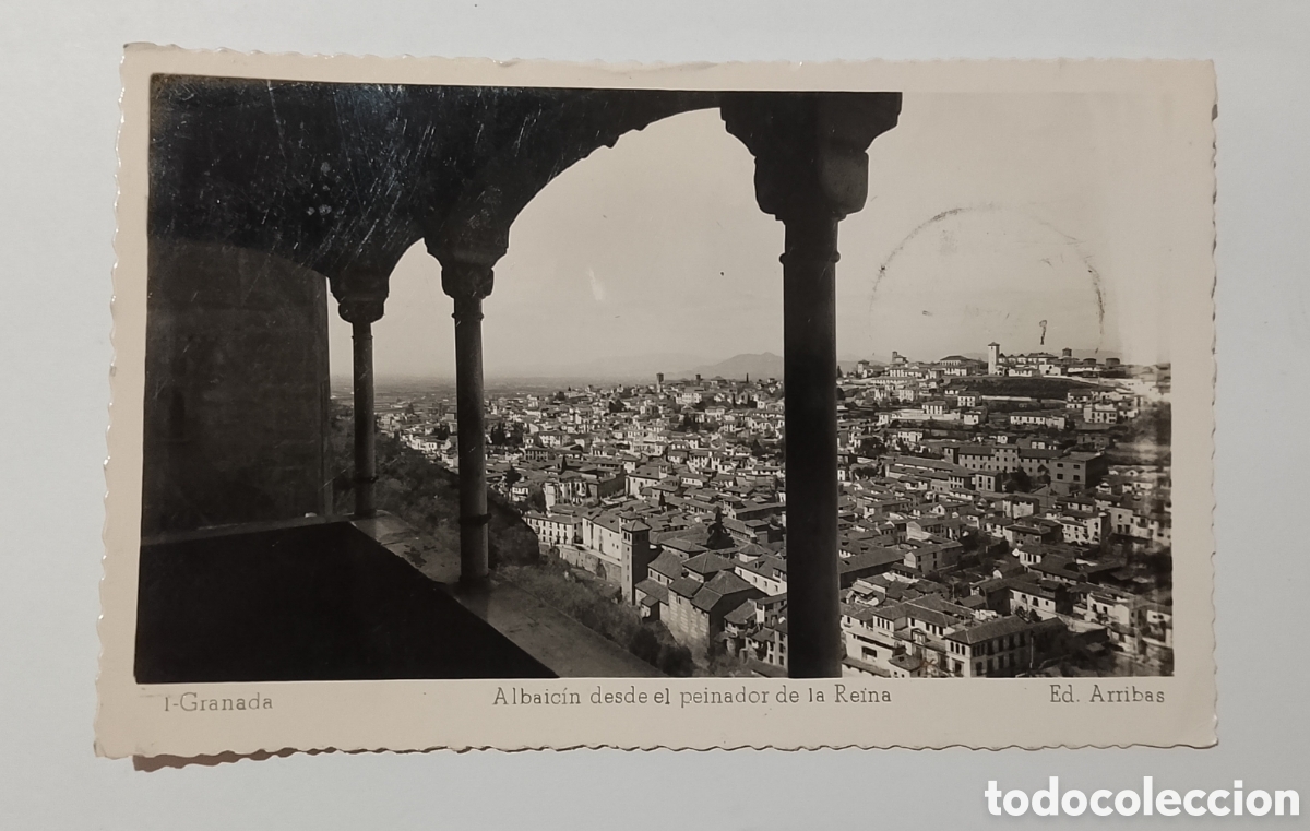 Postales: Postal Granada Albaicin desde el peinador de la Reina