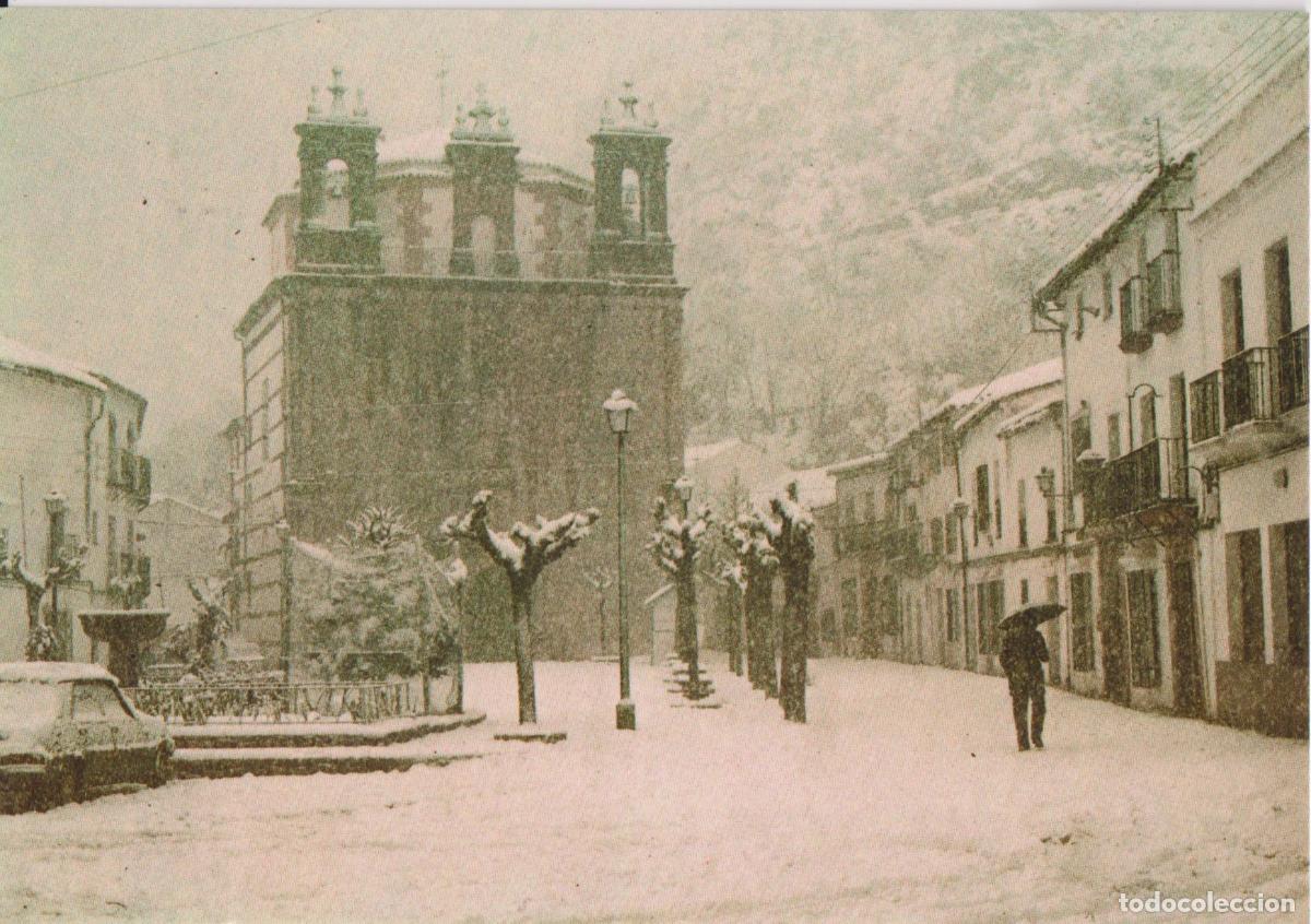 Postales: GRAZALEMA (CADIZ) PLAZA DE ESPA&Ntilde;A, NEVANDO &ndash; P.GARCIA N&ordm;6 &ndash; S/C