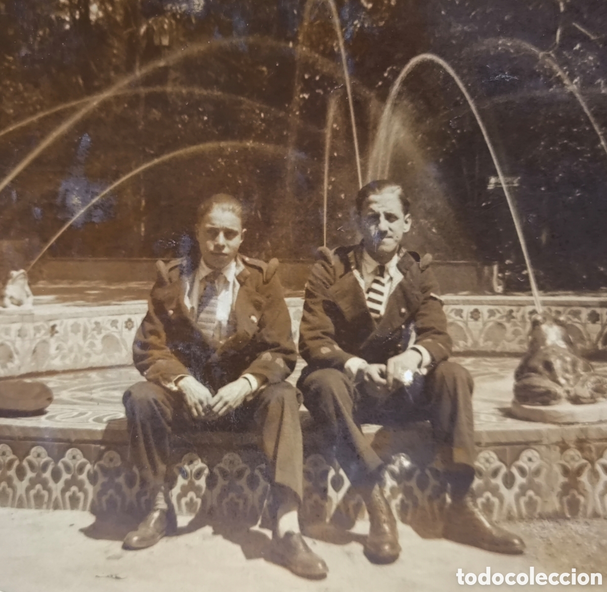 Postales: SEVILLA FUENTE DE LAS RANAS RETRATO POSTAL FOTOGR&Aacute;FICA C. 1920
