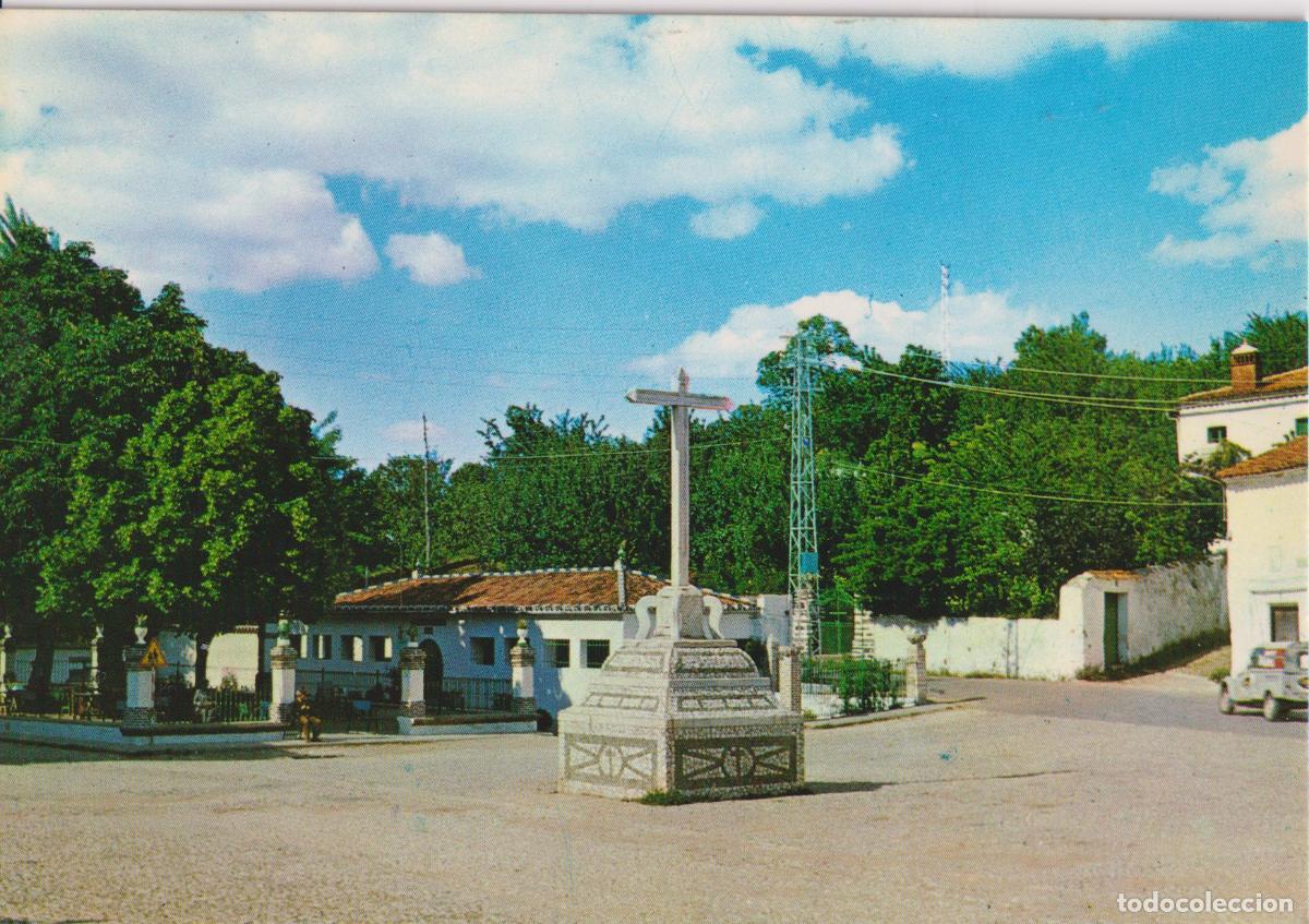 Postales: FUENTEHERIDOS (HUELVA) PLAZA GENERAL FRANCO &ndash; EXCL.LORENZO DOMINGUEZ &ndash; S/C