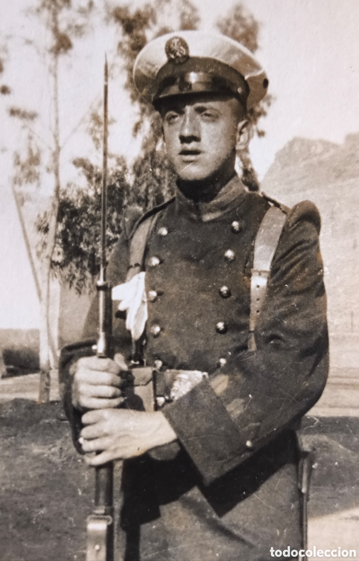 Postales: MILITAR INFANTER&Iacute;A DE MARINA FUSIL M&Aacute;USER BAYONETA CALADA POSTAL FOTOGR&Aacute;FICA C. 1920