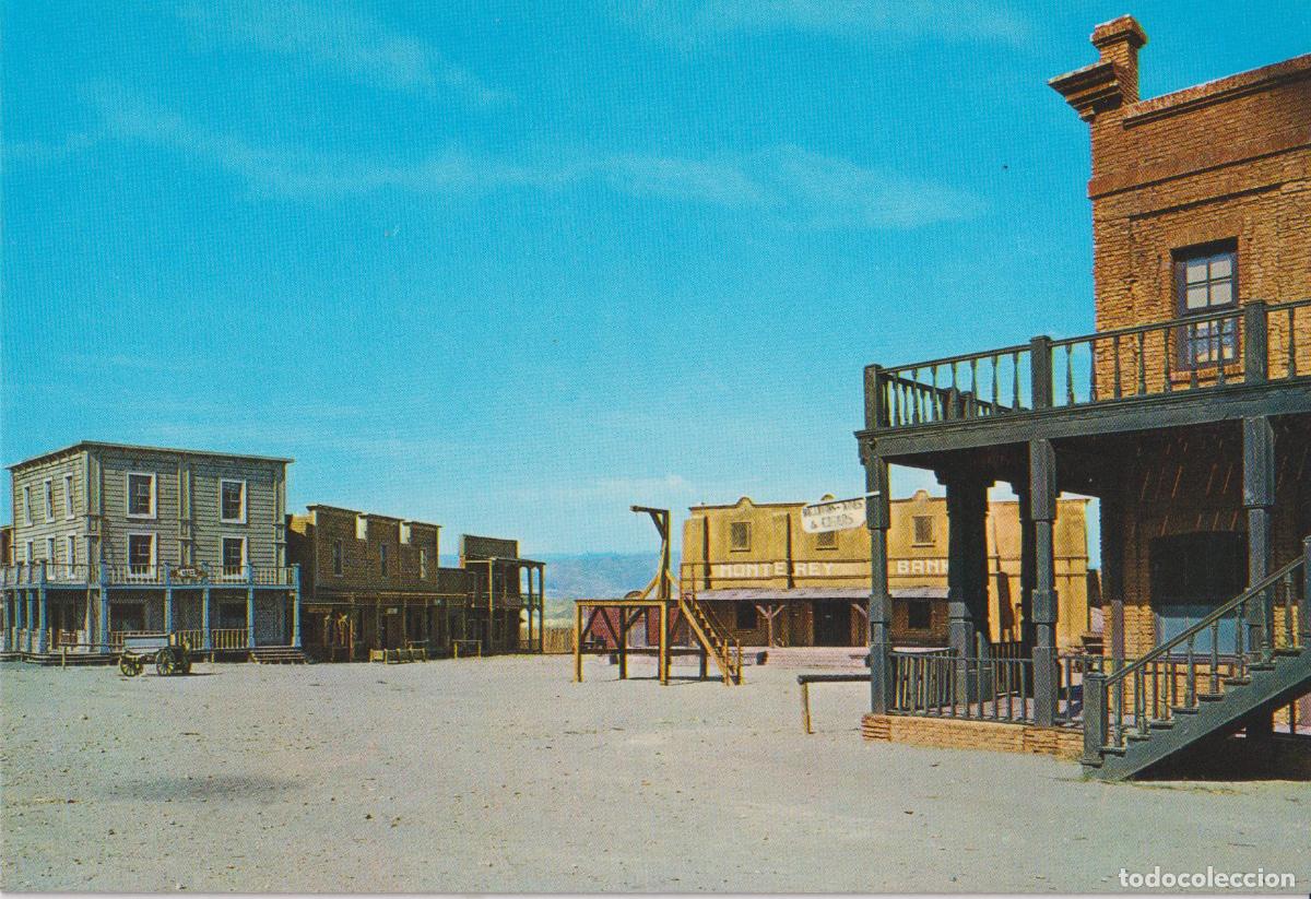 Postales: ALMERIA, ESTUDIOS CINE, POBLADO DEL OESTE &ndash; EDICIONES ARRIBAS N&ordm;110 &ndash; ESCRITA