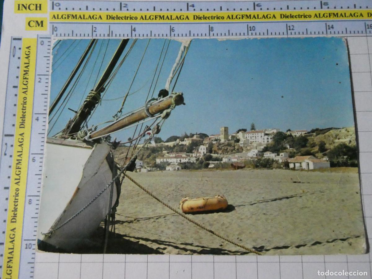 Postales: POSTAL DE M&Aacute;LAGA. A&Ntilde;O 1959. TORREMOLINOS PLAYA DEL BAJONDILLO 7 FISA. 236