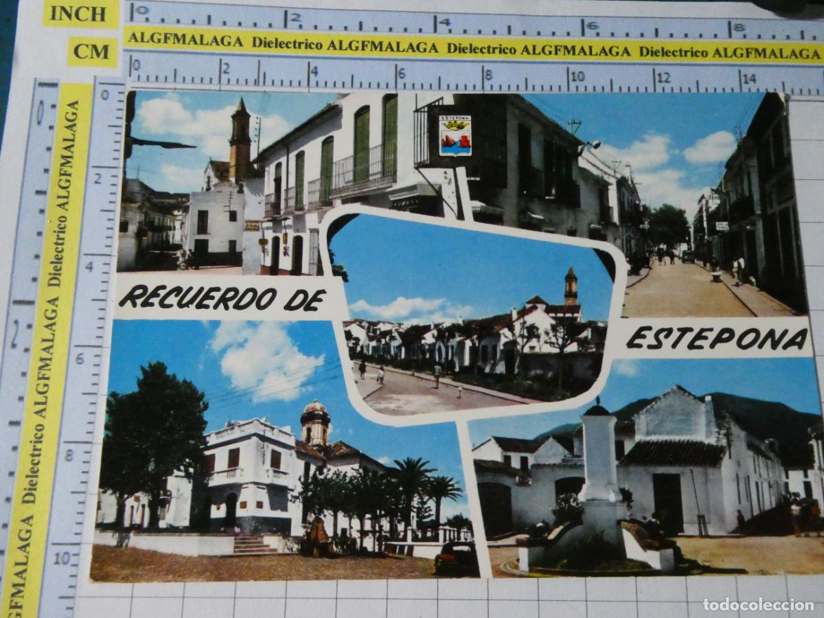 Postales: POSTAL DE M&Aacute;LAGA. A&Ntilde;O 1964. ESTEPONA CALLE ADOLFO SU&Aacute;REZ CALLE GENERAL&Iacute;SIMO BARRIADA SANTO CRIS. 249