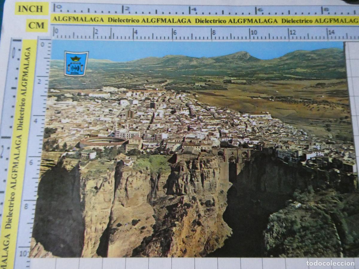 Postales: POSTAL DE M&Aacute;LAGA. A&Ntilde;O 1969. RONDA VISTA PARCIAL Y TAJO 4 . 251