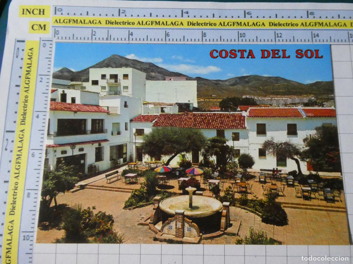 Postales: POSTAL DE M&Aacute;LAGA. A&Ntilde;O 1978. ARROYO DE LA MIEL PLAZA DE ESPA&Ntilde;A 5177 PERLA . 254