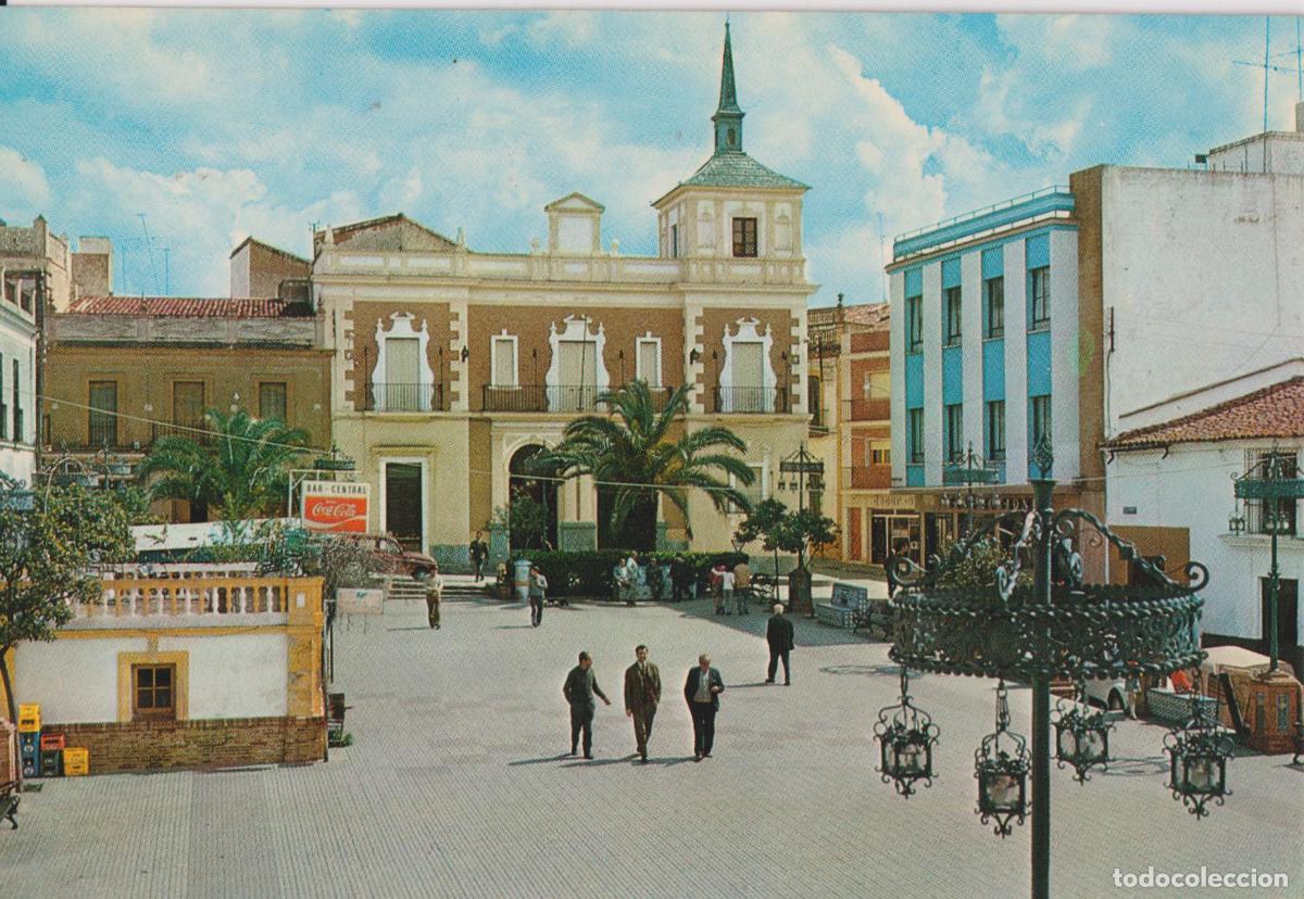 Postales: VALVERDE DEL CAMPO (HUELVA) PLAZA DE RAM&Oacute;N Y CAJAL - POSTALES SAN-PI N&ordm;3 &ndash; S/C