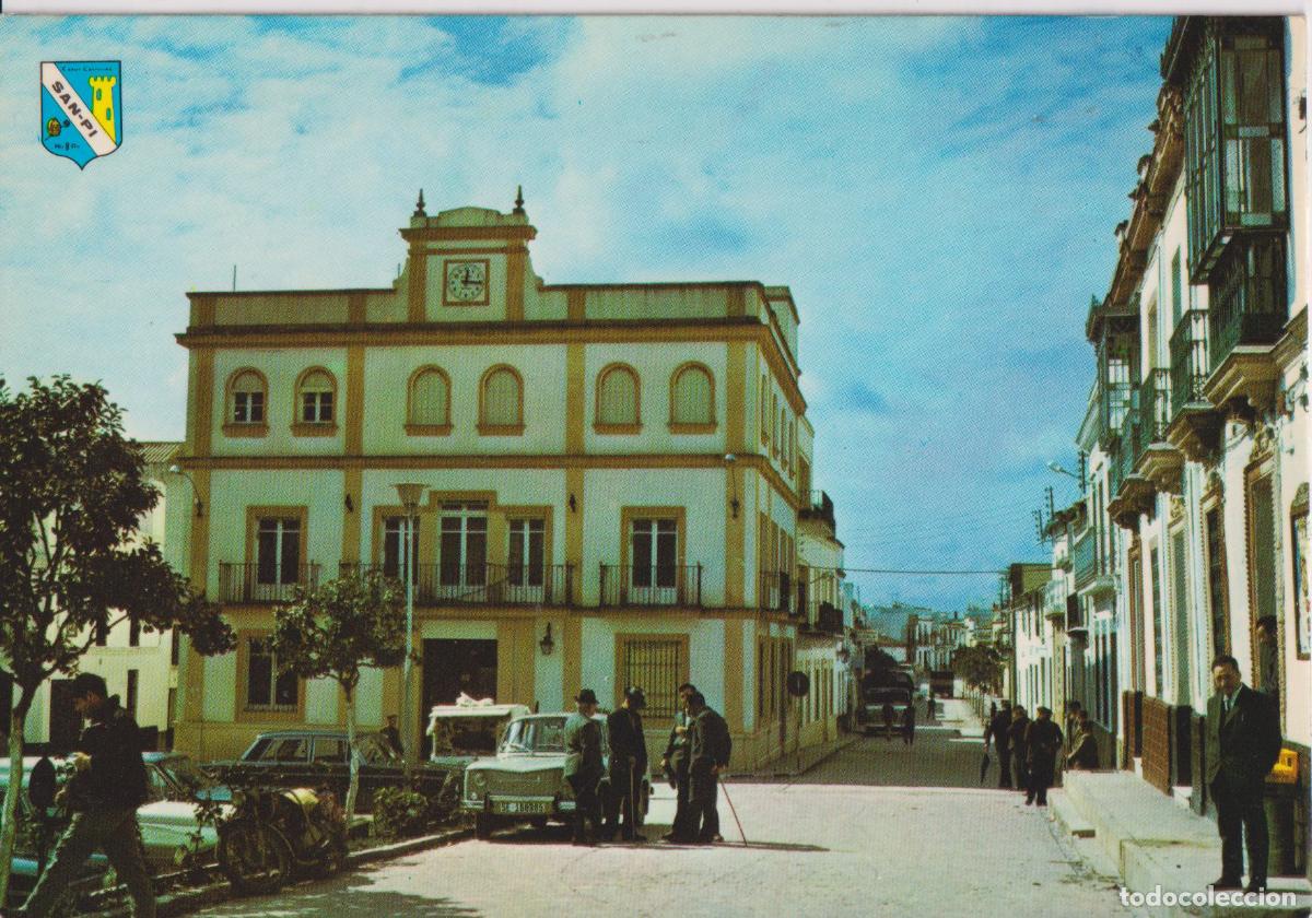 Postales: ALCALA DEL RIO (SEVILLA) AYUNTAMIENTO Y CALLE LLIPA-MAGNA - POSTALES SAN-PI N&ordm;2 &ndash; ESCRITA
