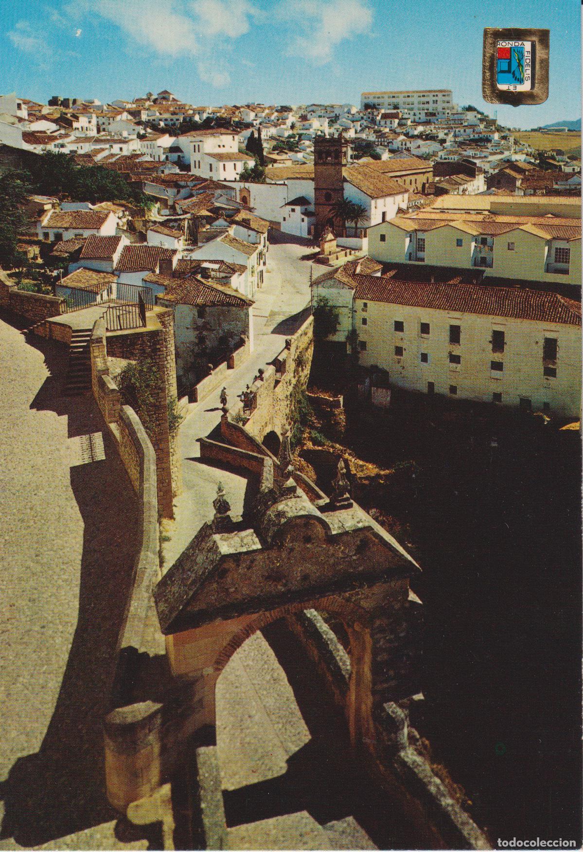 Postales: RONDA (MALAGA) ARCO DE FELIPE V. CALLE REAL &ndash; ESCUDO DE ORO N&ordm;3 &ndash; S/C