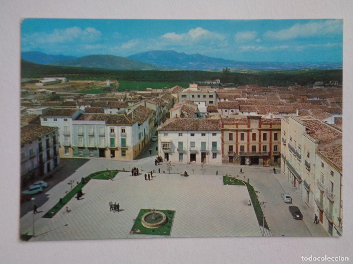 Postales: POSTAL DE MANCHA REAL ( JAEN ): PLAZA DEL GENERALISIMO . A&Ntilde;OS 60