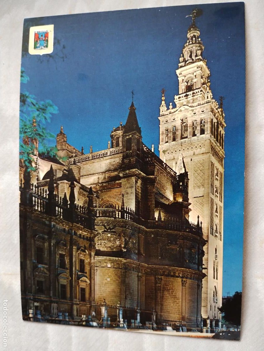 Postales: n&ordm; 242, &rdquo;La Giralda&rdquo;, editorial Dom&iacute;nguez-Madrid/FISA &rdquo;Escudo de Oro&rdquo;, Piqu&eacute; 4-Barcelona, Dep. Legal