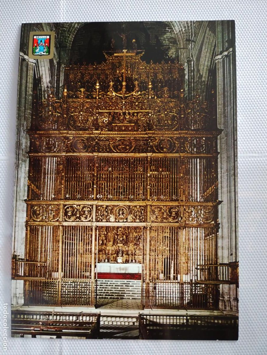 Postales: Catedral de Sevilla - Altar Mayor / Retablo