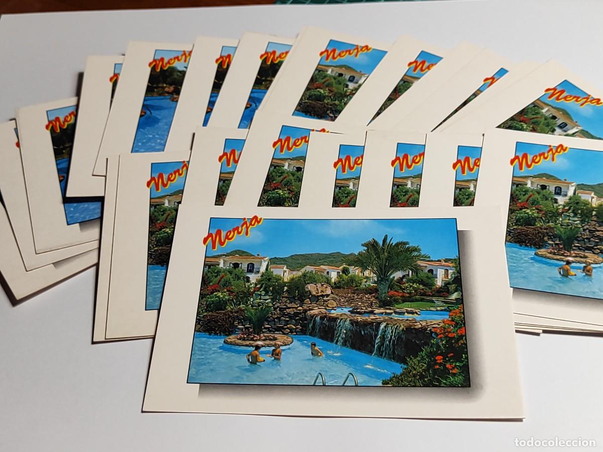 Postales: Lote 24 postales NERJA, M&Aacute;LAGA, COSTA DEL SOL N 613 EL CAPISTRANO Tarjetas nuevas antigua de ARRIBAS