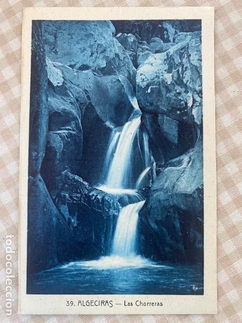 Postales: Algeciras. N&ordm; 39 Las Chorreras. L.Roisin. Sin circular