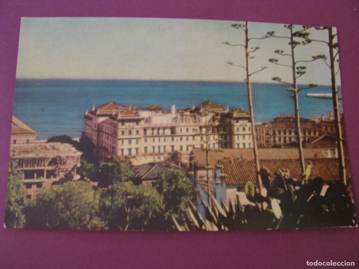 Postales: POSTAL DE MALAGA. HOTEL MIRAMAR. RIEUSSET S. A. HOTELES HUSA