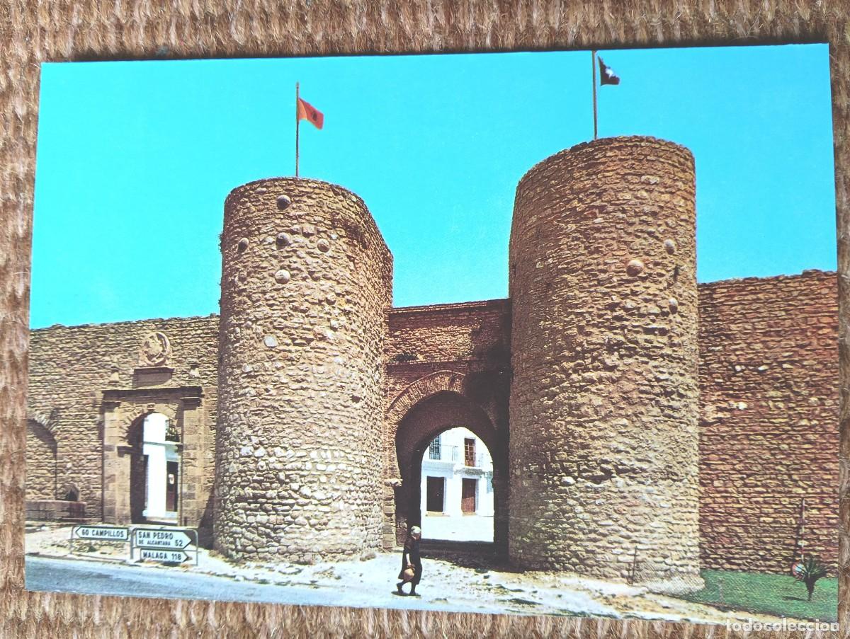 Postales: RONDA - MALAGA - PUERTA DE ALMOCABAR - ED. LITOFIR