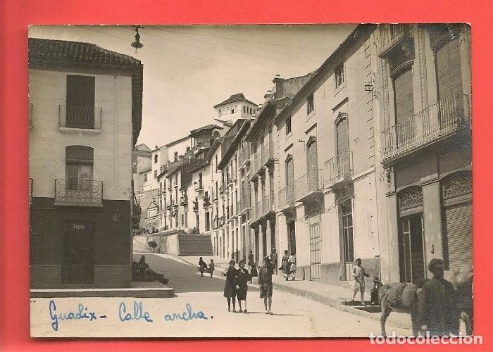 Postais: POSTAL fotogr&aacute;fica GUADIX CALLE ANCHA a&ntilde;os 30
