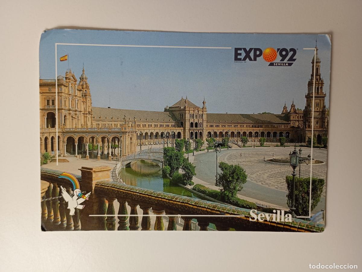 Postales: POSTAL DE SEVILLA. PLAZA DE ESPA&Ntilde;A. TDKP30M