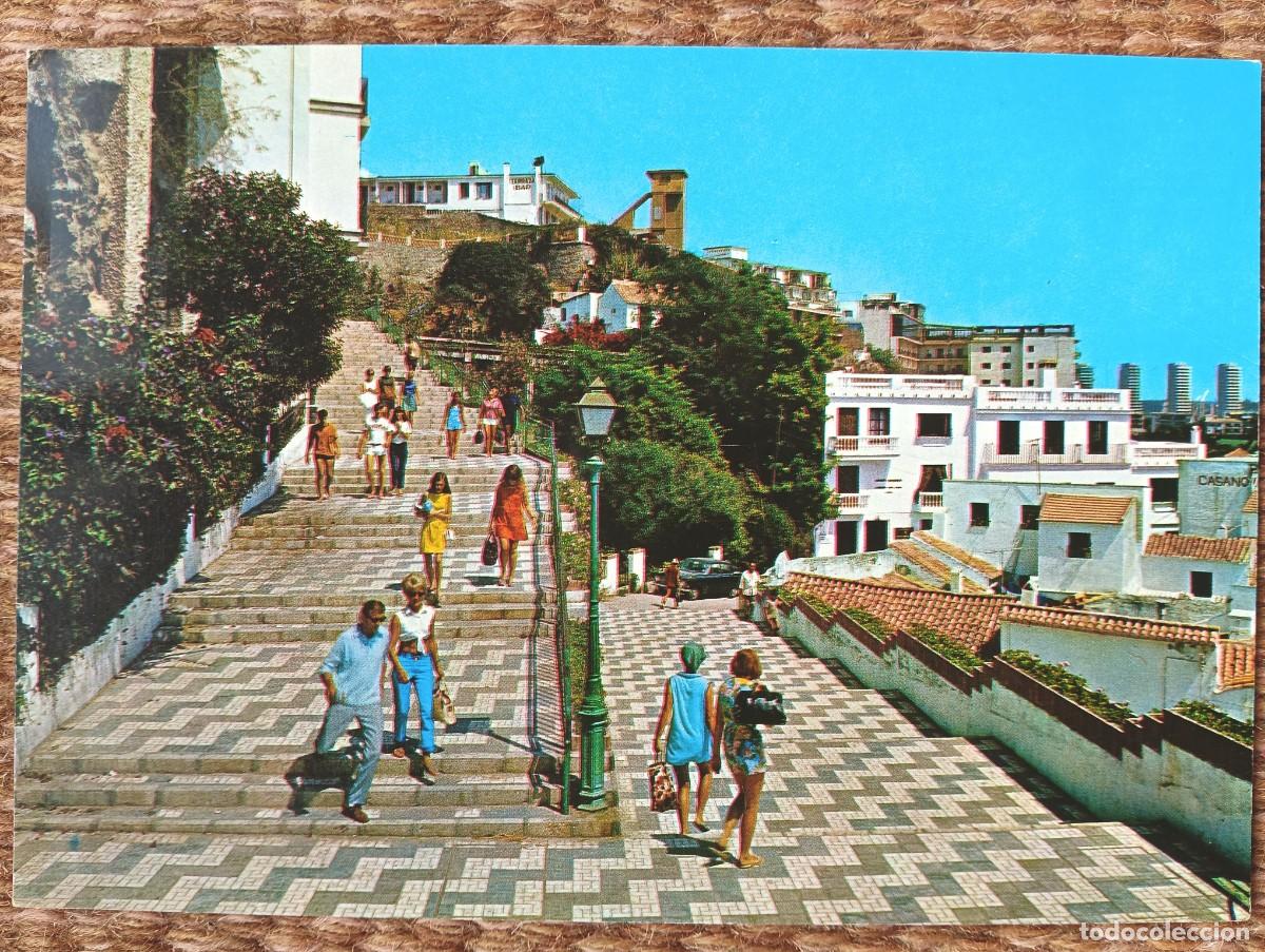 Postales: TORREMOLINOS - MALAGA - CALLE DEL BAJONDILLO - ED. BEASCOA