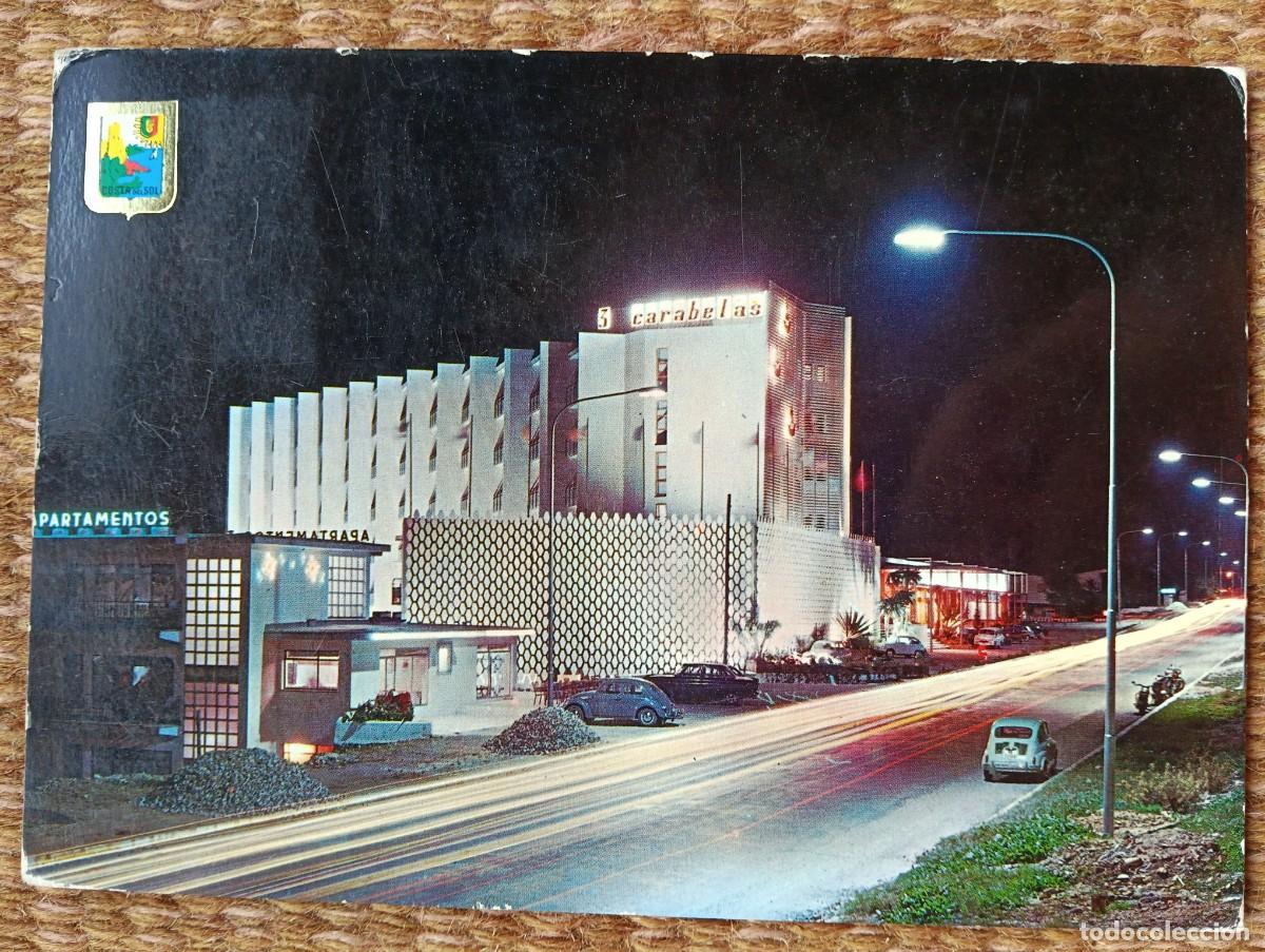 Postales: TORREMOLINOS - MALAGA - HOTEL 3 CARABELAS - ED. DOMINGUEZ
