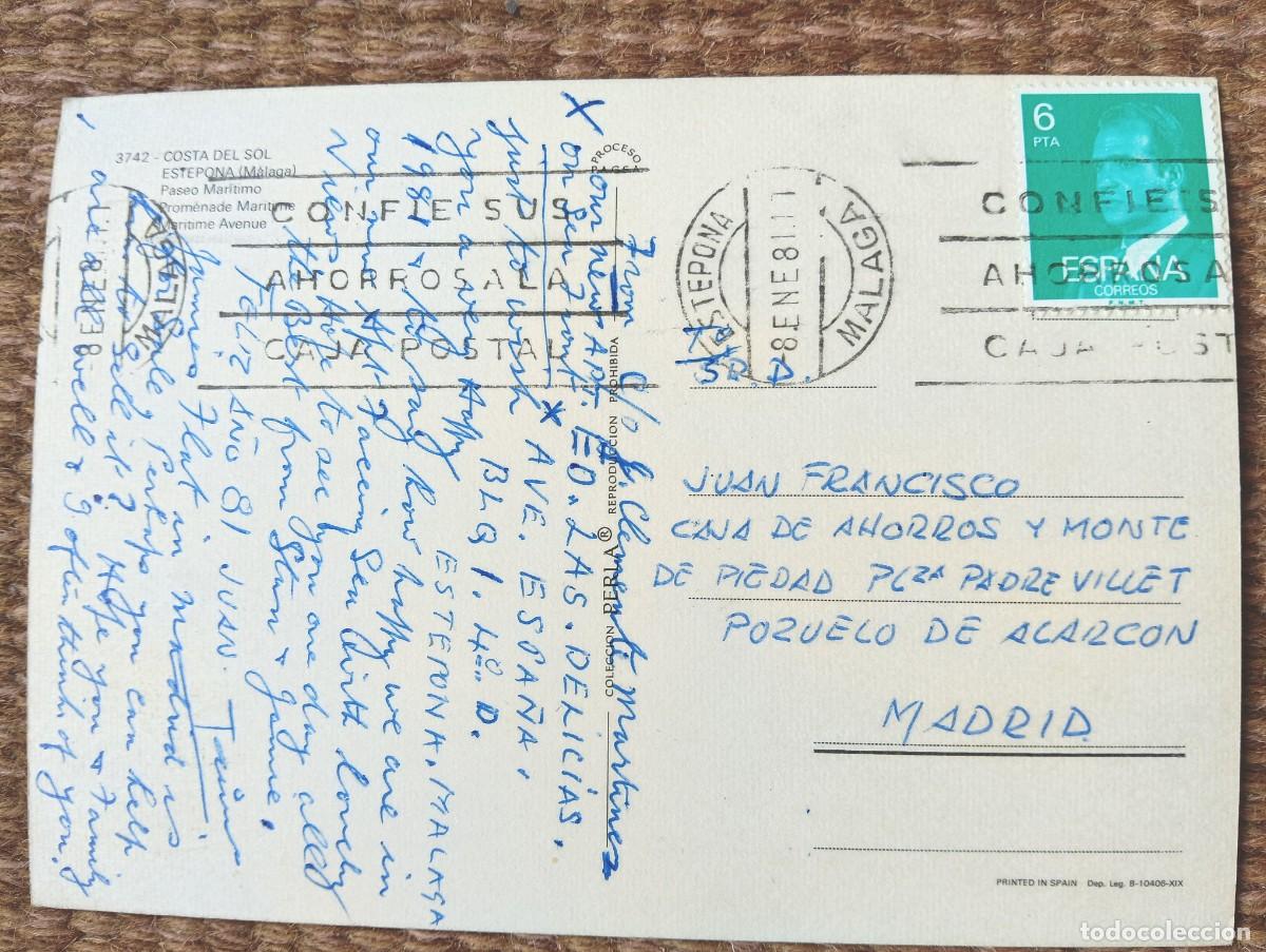 Postales: ESTEPONA - MALAGA - COLECCION PERLA - Foto 2