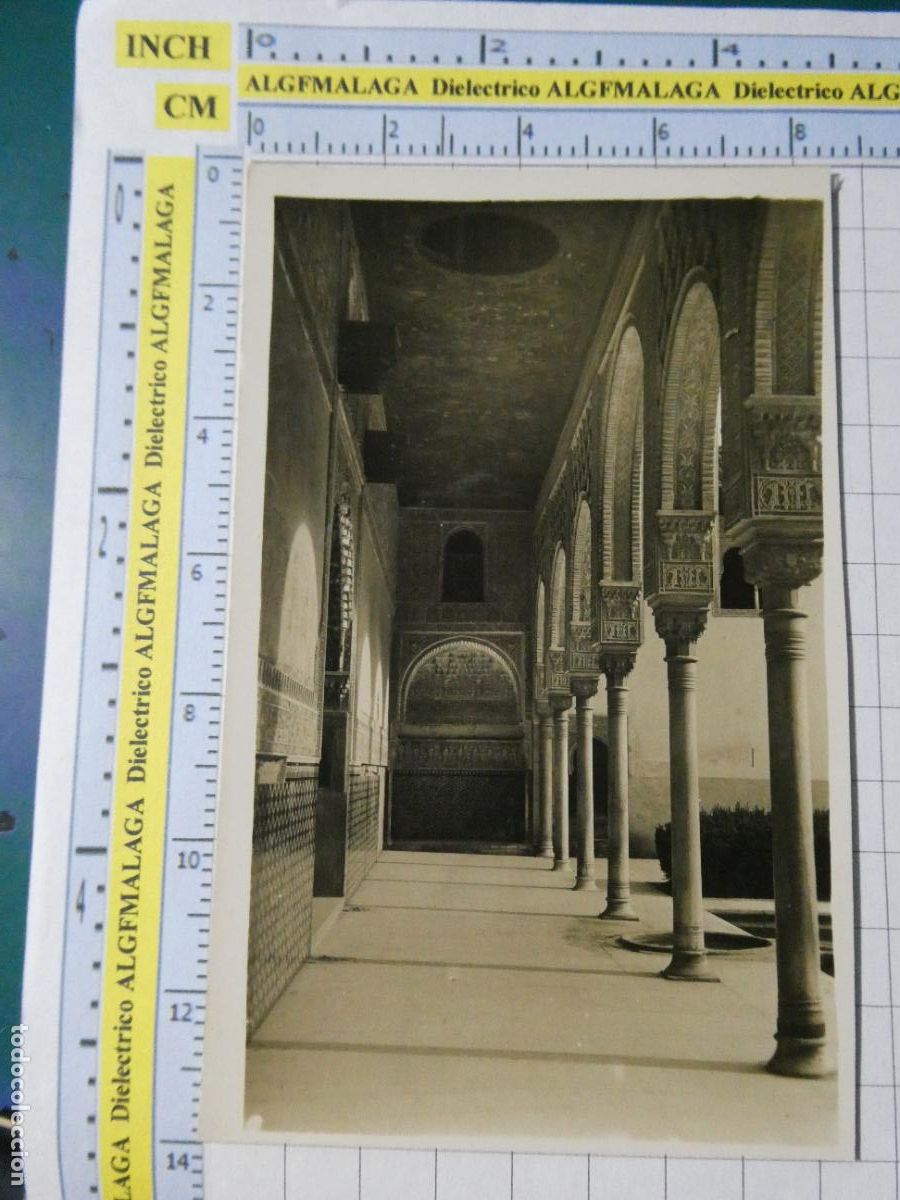 Postales: POSTAL DE GRANADA. A&Ntilde;OS 30 50. ALHAMBRA PATIO DE LOS ARRAYANES. NEGTOR. 984