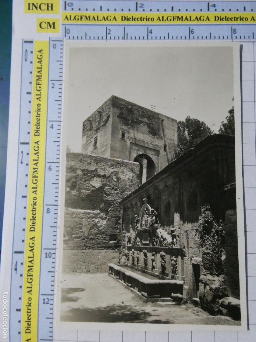 Postales: POSTAL DE GRANADA. A&Ntilde;OS 30 50. ALHAMBRA PUERTA DE LA JUSTICIA. NEGTOR. 986