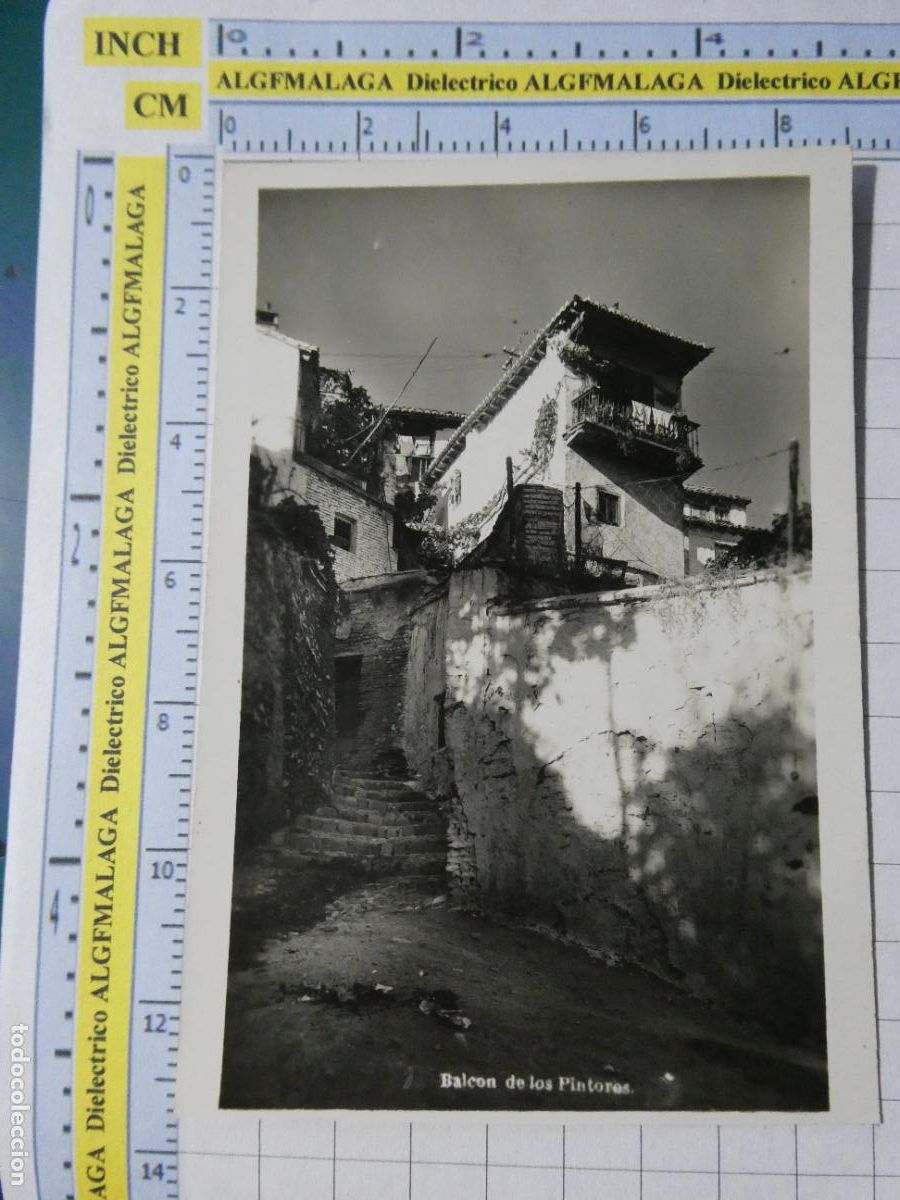 Postales: POSTAL DE GRANADA. A&Ntilde;OS 30 50. BALC&Oacute;N DE LOS PINTORES. NEGTOR. 987