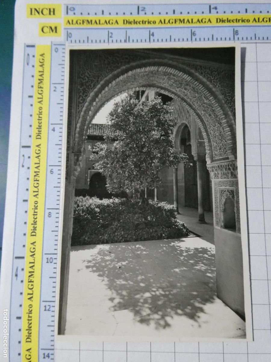 Postales: POSTAL DE GRANADA. A&Ntilde;OS 30 50. ALHAMBRA PATIO DE LOS ARRAYANES. NEGTOR. 989