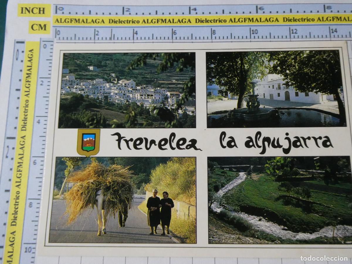 Postales: POSTAL DE GRANADA. A&Ntilde;O 1991. TREV&Eacute;LEZ VISTAS 2 ESCUDO ORO. 324
