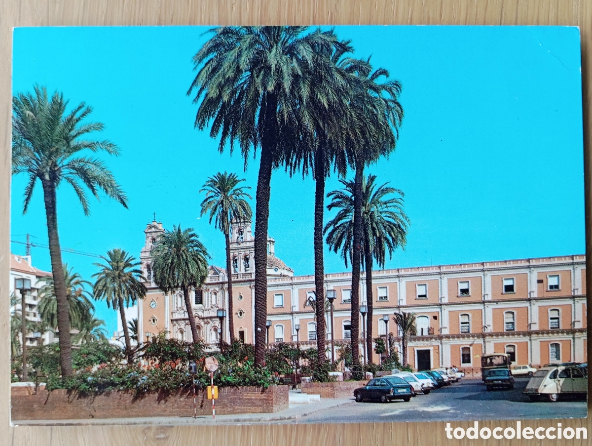 Postales: POSTAL HUELVA PLAZA DE LA MERCED BEASCOA 8728A&Ntilde;O 1979 CITRO&Euml;N 2 CV