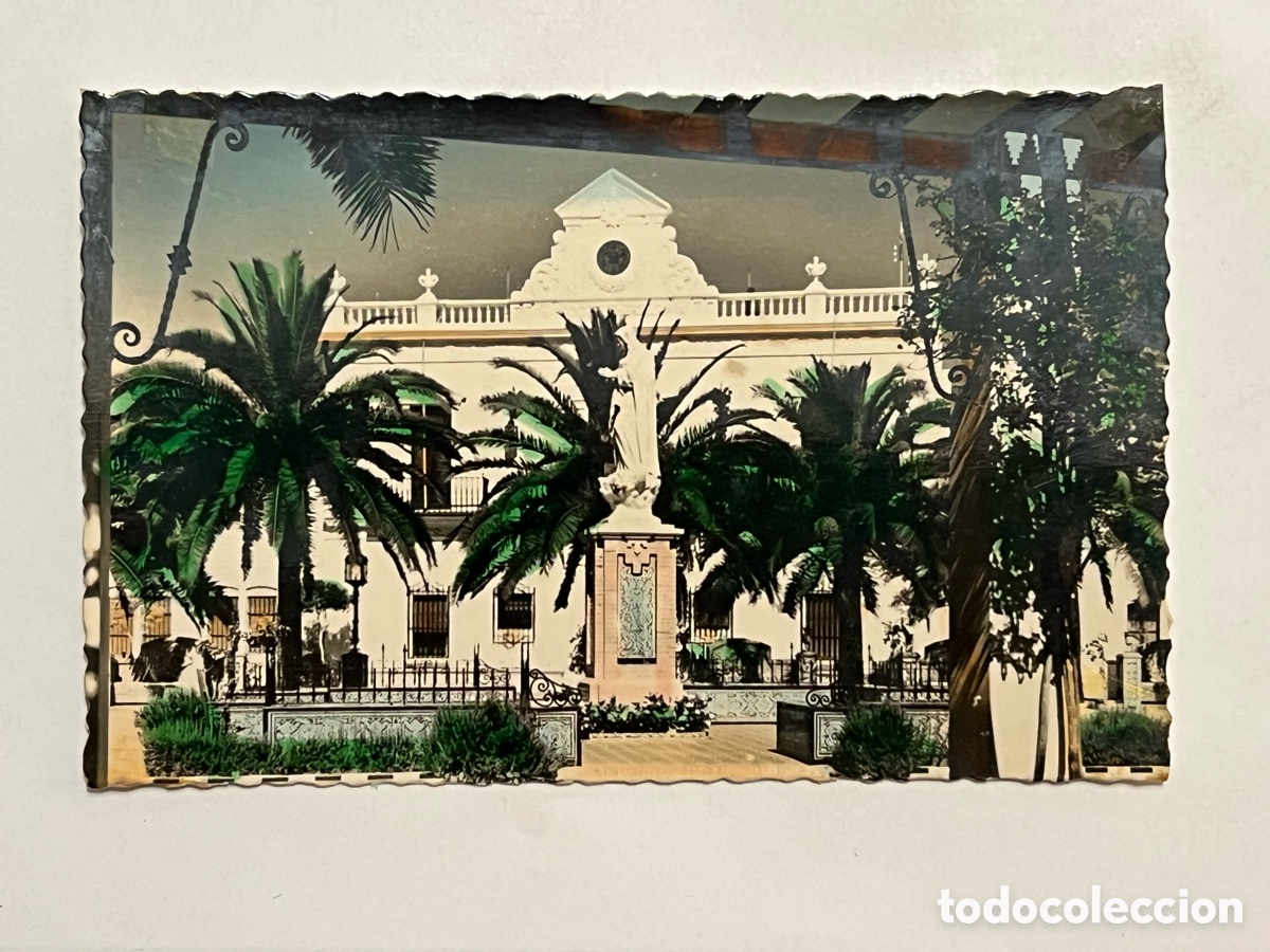 Postales: AYAMONTE (Huelva) Postal No.101, Plaza Jos&eacute; Antonio.. Ed., Casa Reyes (h.1950?) S/C