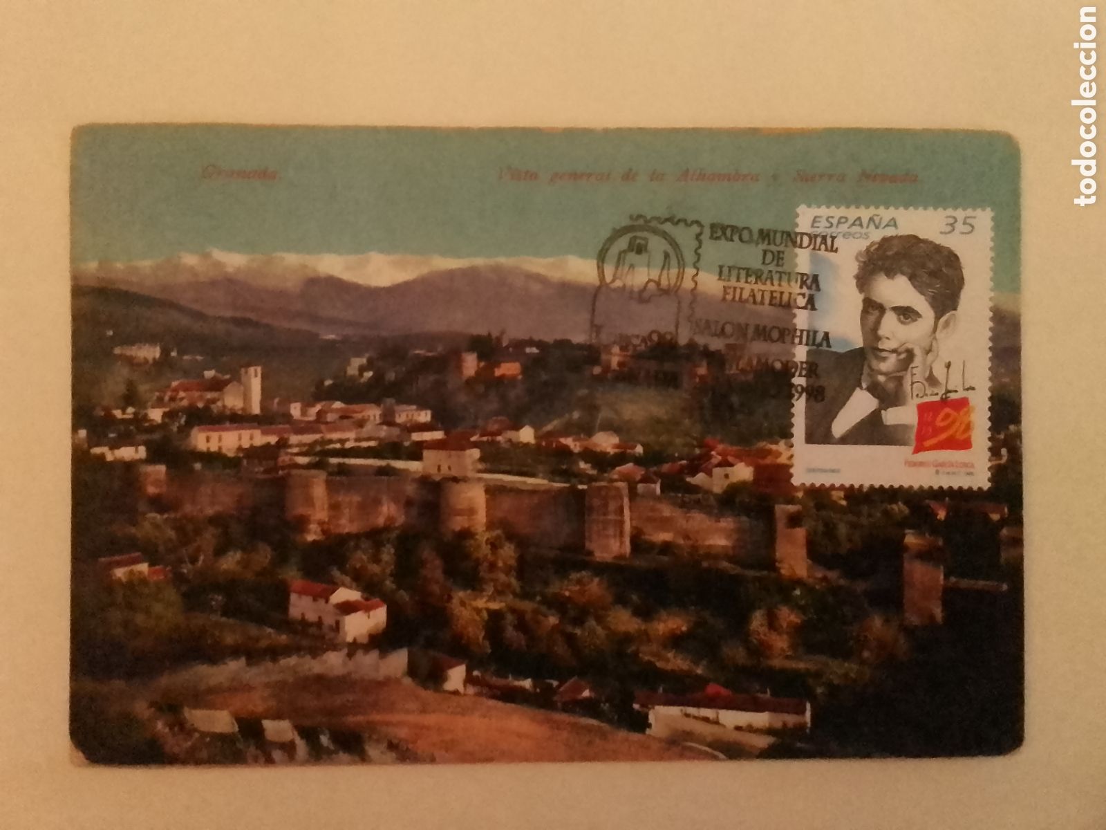 Postales: GARC&Iacute;A LORCA, tarjeta Postal