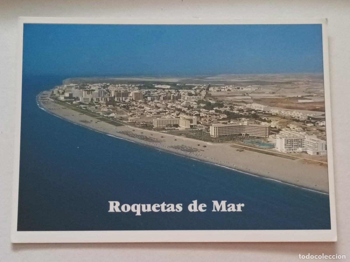 Postales: ROQUETAS DE MAR (ALMERIA). VISTA AEREA (1991)