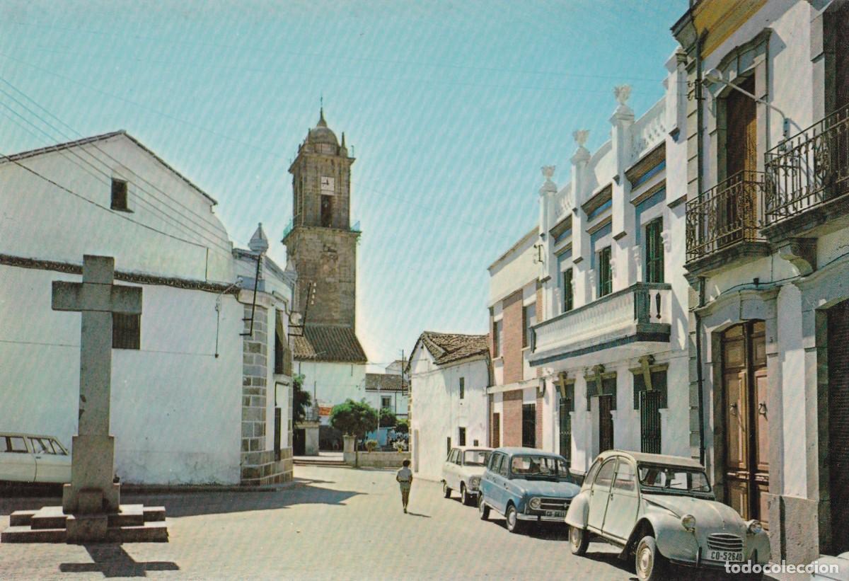 Cartes Postales: Villanueva de C&oacute;rdoba. Calle Queipo de Llano . Ed Arellano y Foto Anita de Serrano N&ordm;2